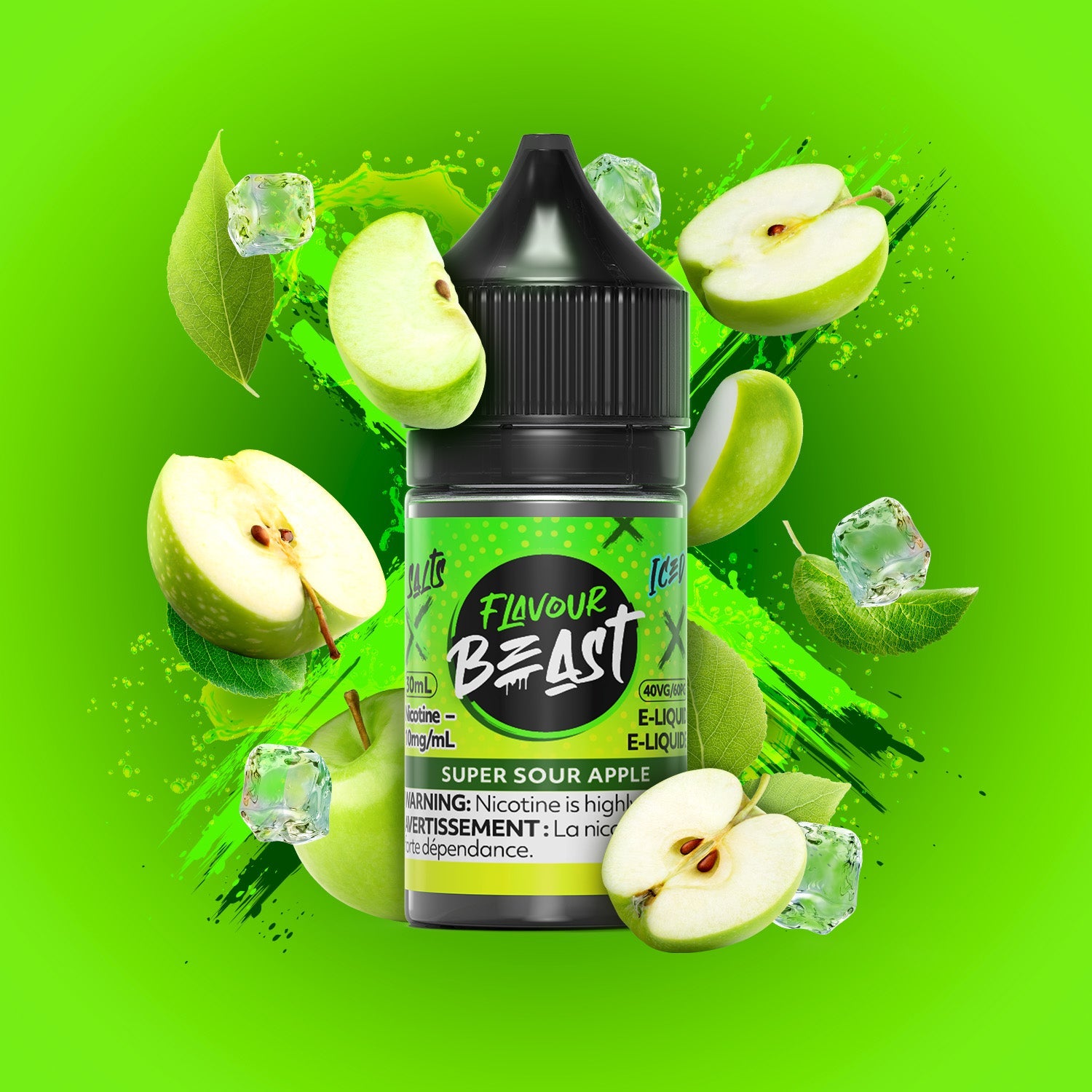 Flavour Beast E-Liquid - Super Sour Apple - Simpli Vape