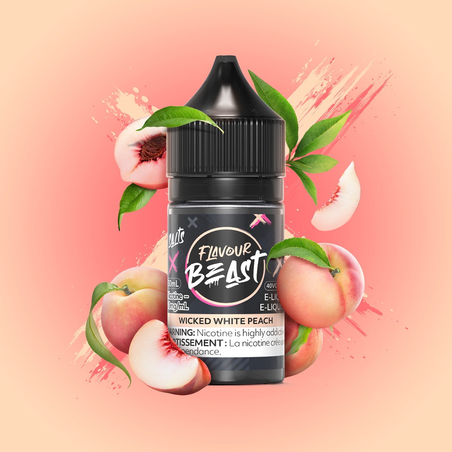 Flavour Beast E-Liquid - Wicked White Peach - Simpli Vape