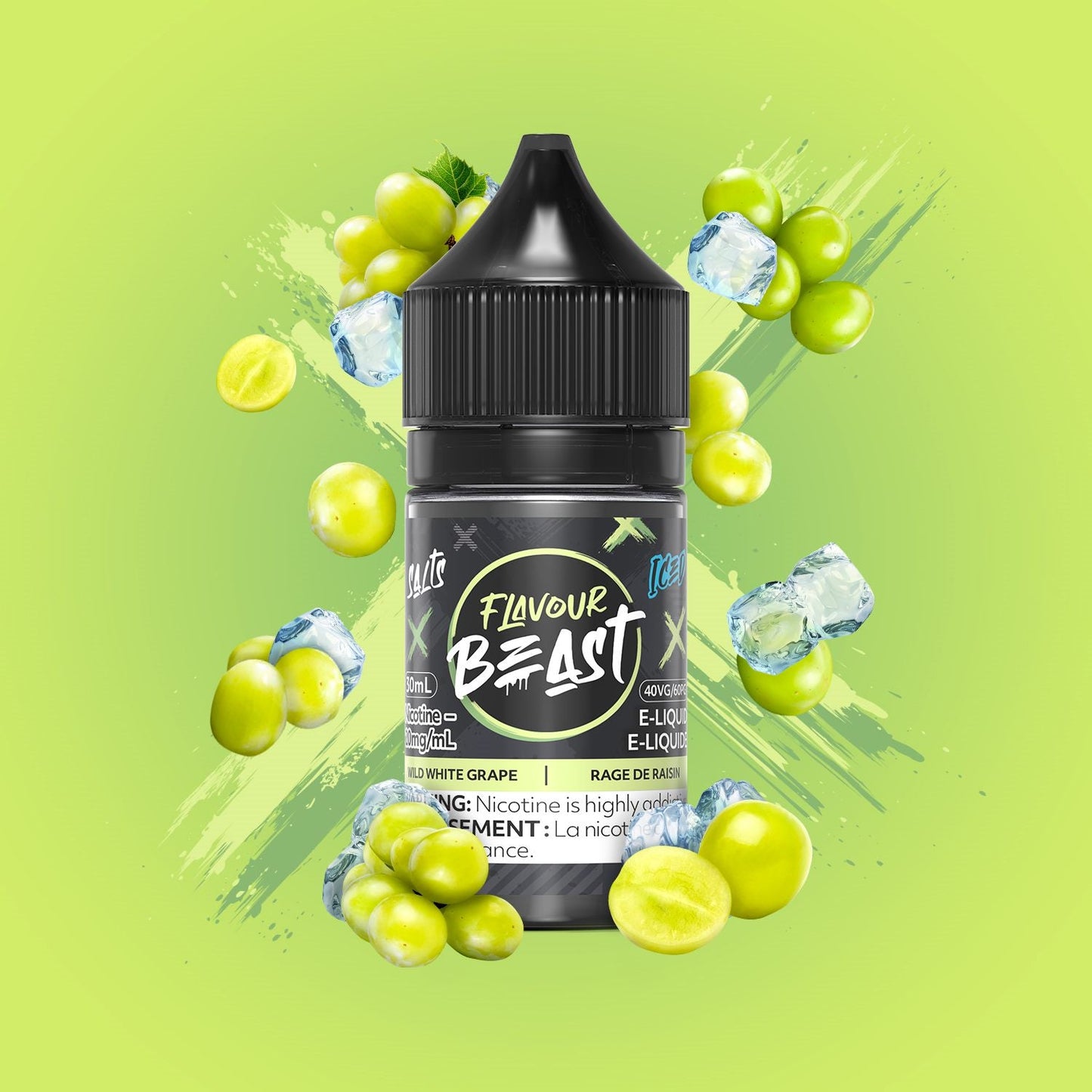 Flavour Beast E-Liquid - Wild White Grape Iced - Simpli Vape