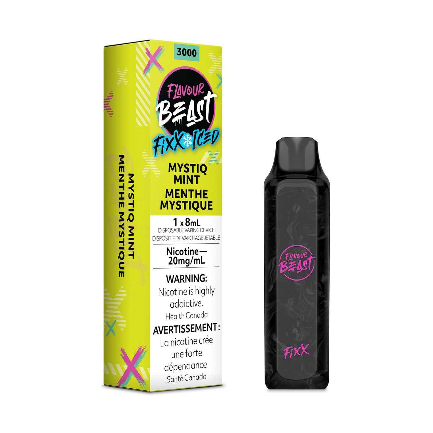 Flavour Beast Fixx Disposable - Mystiq Mint Iced - Simpli Vape