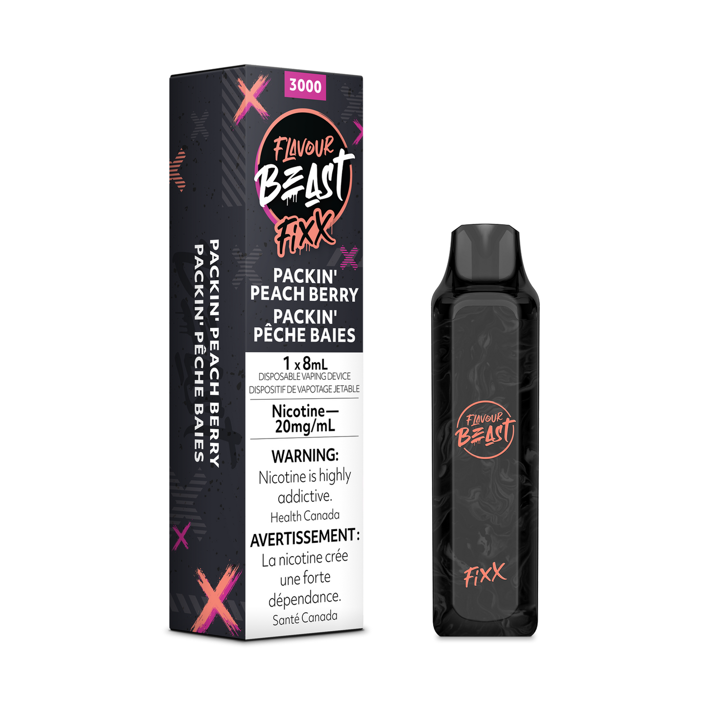 Flavour Beast Fixx Disposable - Packin' Peach Berry - Simpli Vape