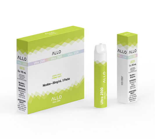 Allo Ultra 2500 Disposable Green Apple FLAVOUR