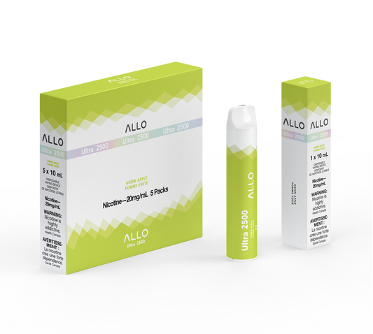 Green Apple - Allo Ultra 2500 Disposable - Simpli Vape