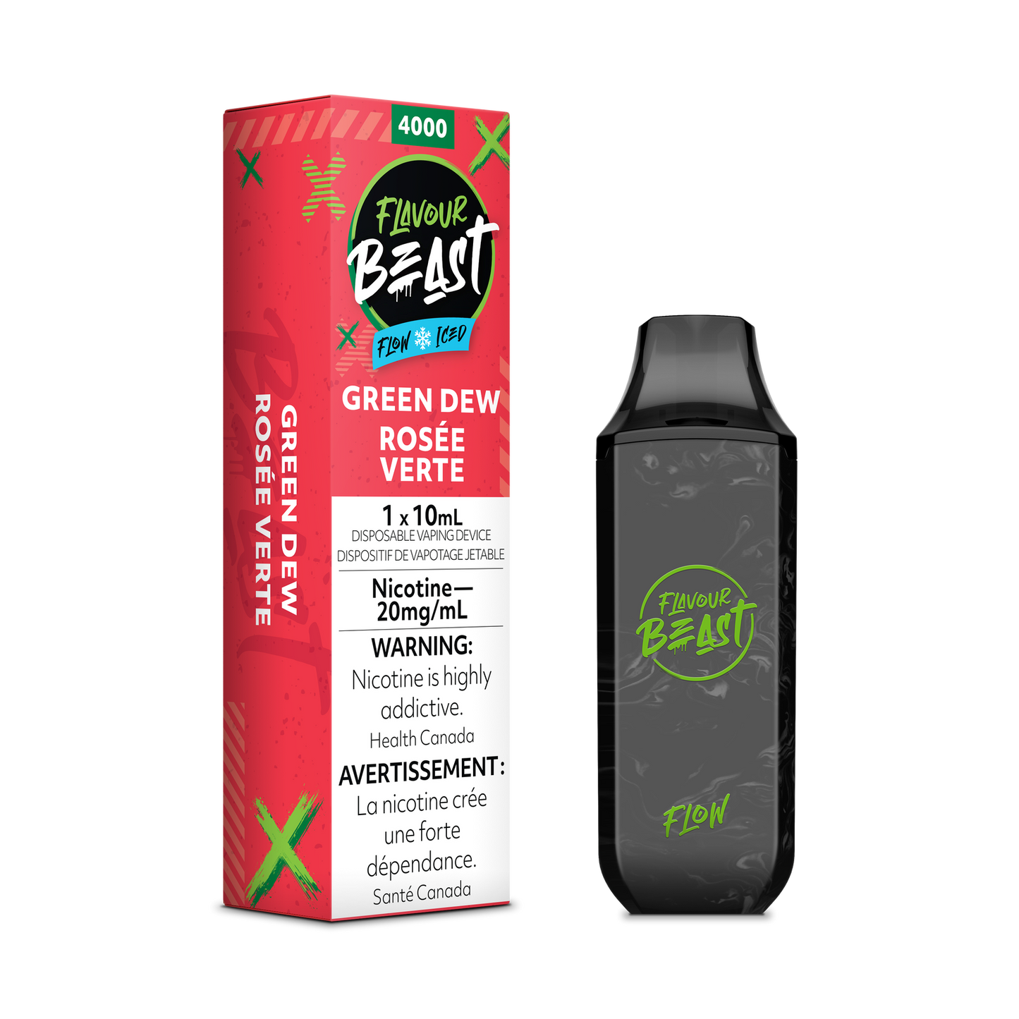 Green Dew - Flavour Beast Flow Disposable 5000 Puffs - Simpli Vape