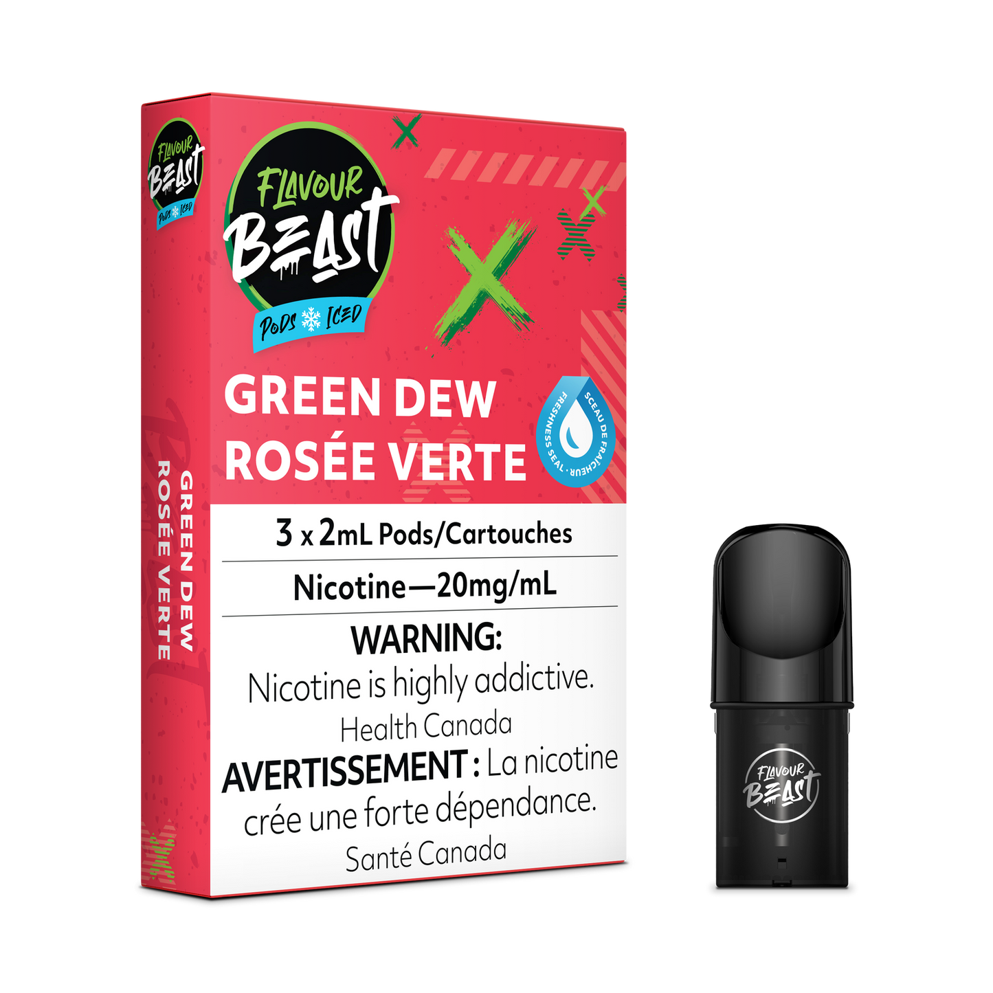 Green Dew - Flavour Beast STLTH Compatible Pod - Simpli Vape