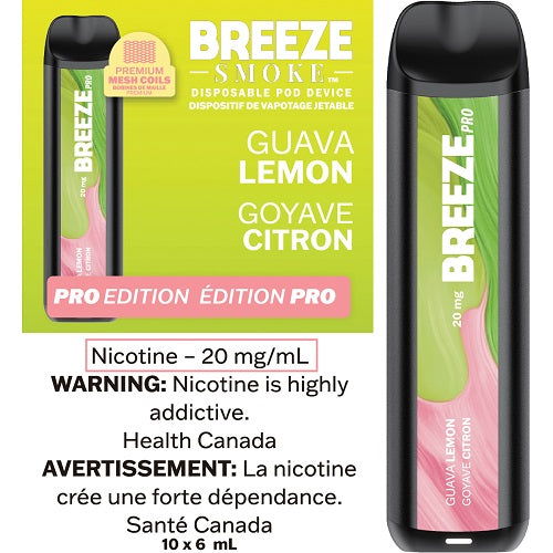 Guava Lemon - Breeze Pro Disposable Vape - Simpli Vape