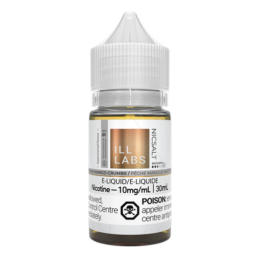 ILL LABS By Illusions Peach Mango Crumbs (Nic Salt 30mL) - Simpli Vape