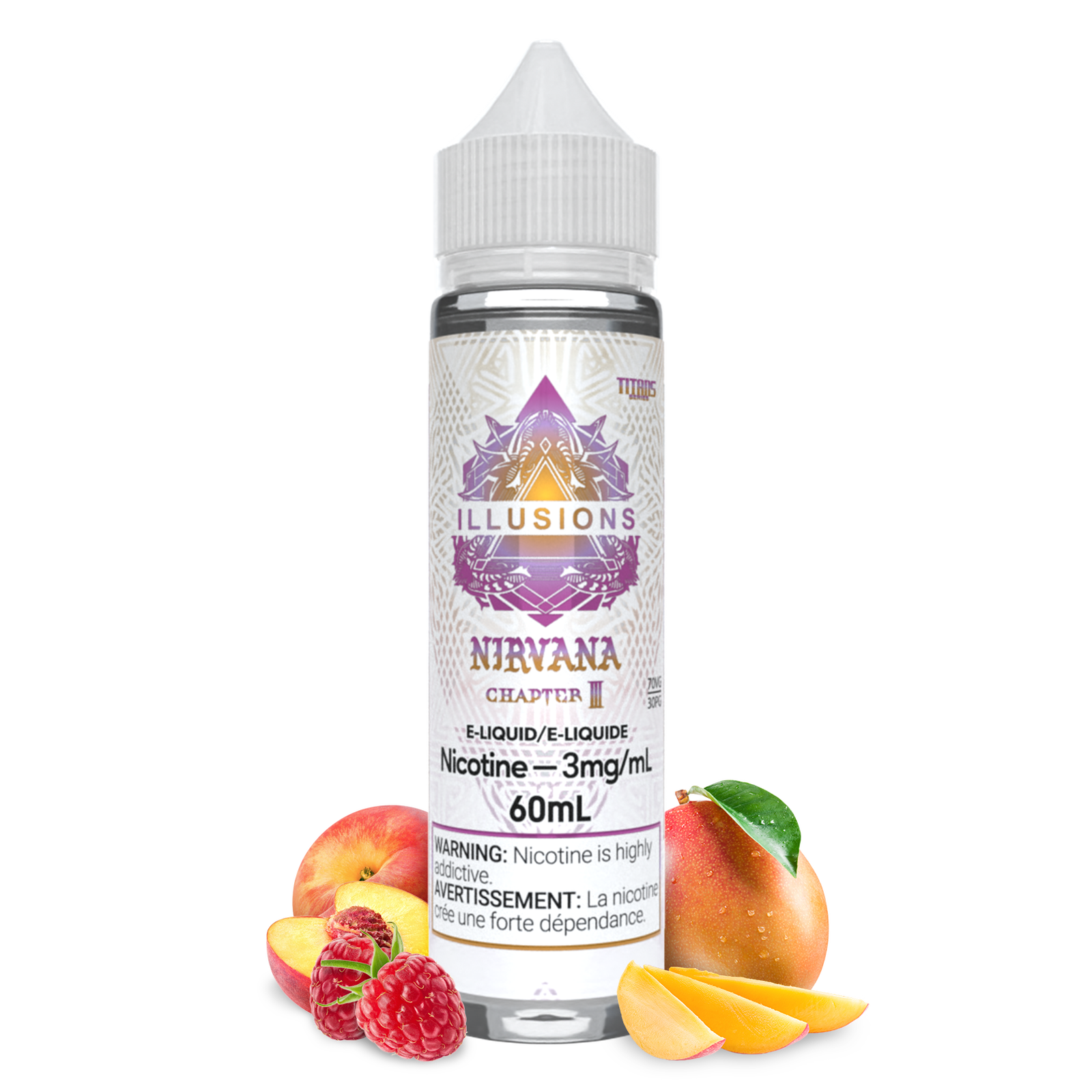 Illusions Nirvana E-Liquid (Freebase 60mL) - Simpli Vape