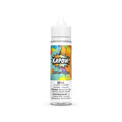 KAPOW E-LIQUID - RAINBOW EXPRESS FREEBASE - Simpli Vape