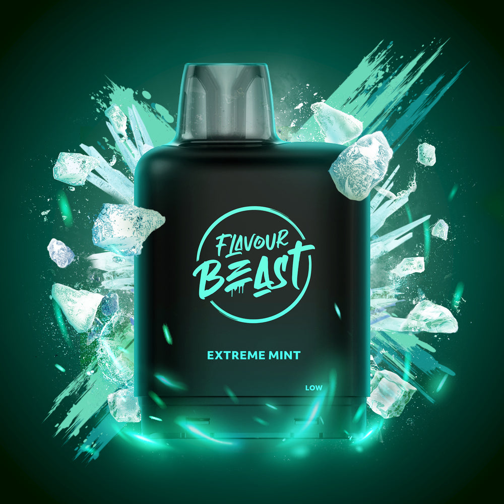 Level X Flavour Beast Boost Pod 15k puff - Extreme Mint Iced