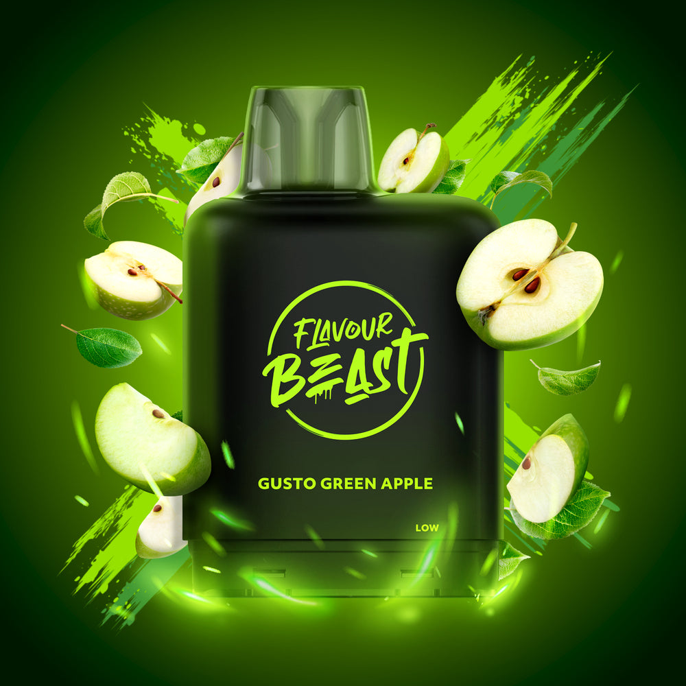 Level X Flavour Beast Boost Pod 15k puff - Gusto Green Apple