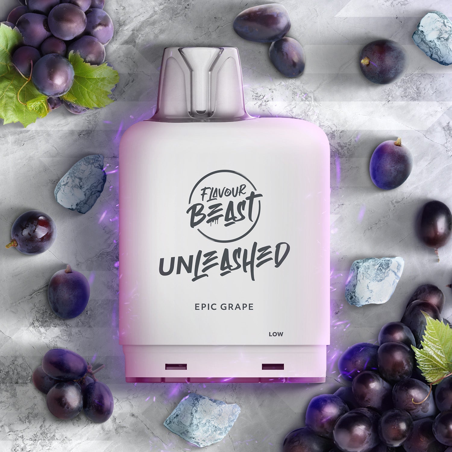 Level X Flavour Beast Unleashed Boost Pod 20mL - Epic Grape - Simpli Vape