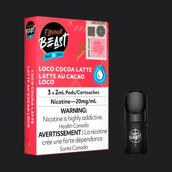 Loco Cocoa Latte Iced - Flavour Beast STLTH Compatible Pod - Simpli Vape