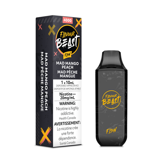 Mad Mango Peach - Flavour Beast Flow Disposable 5000 Puffs - Simpli Vape