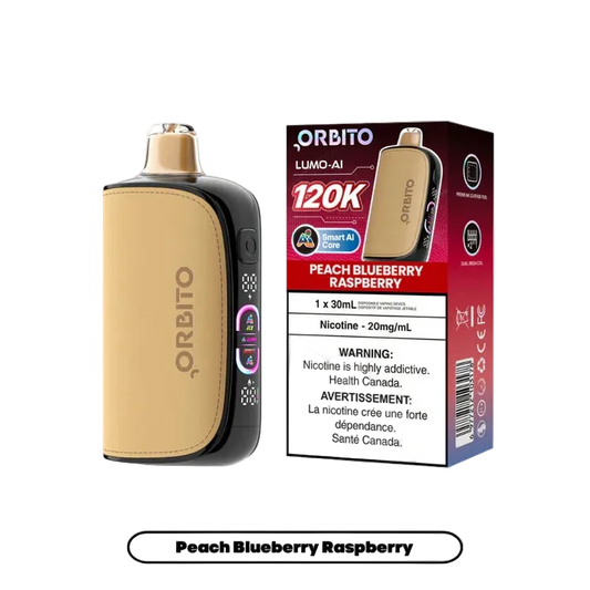 Orbito Lumo AI 120K - Peach Blueberry Raspberry (30mL)