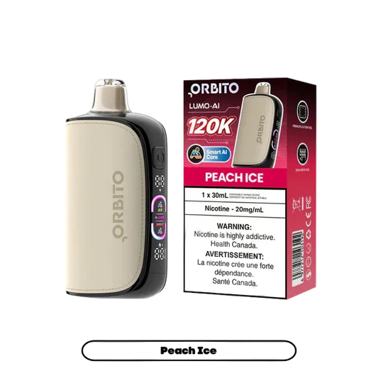 Orbito Lumo AI 120K - Peach Ice (30mL)