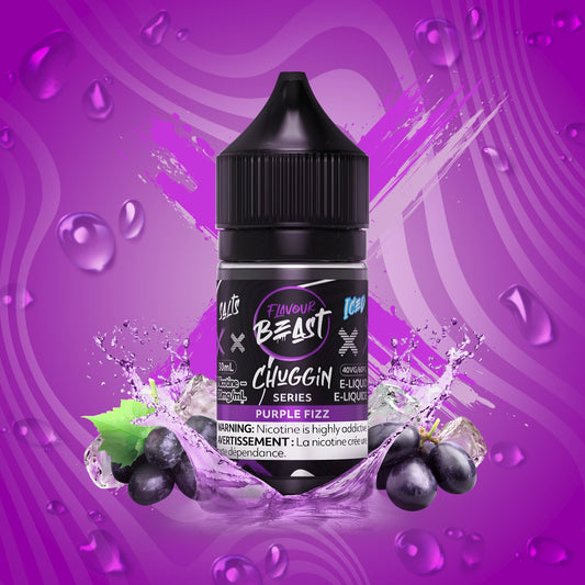 Purple Fizz Chuggin Series Salt (30mL) Flavour Beast E-Liquid - Simpli Vape