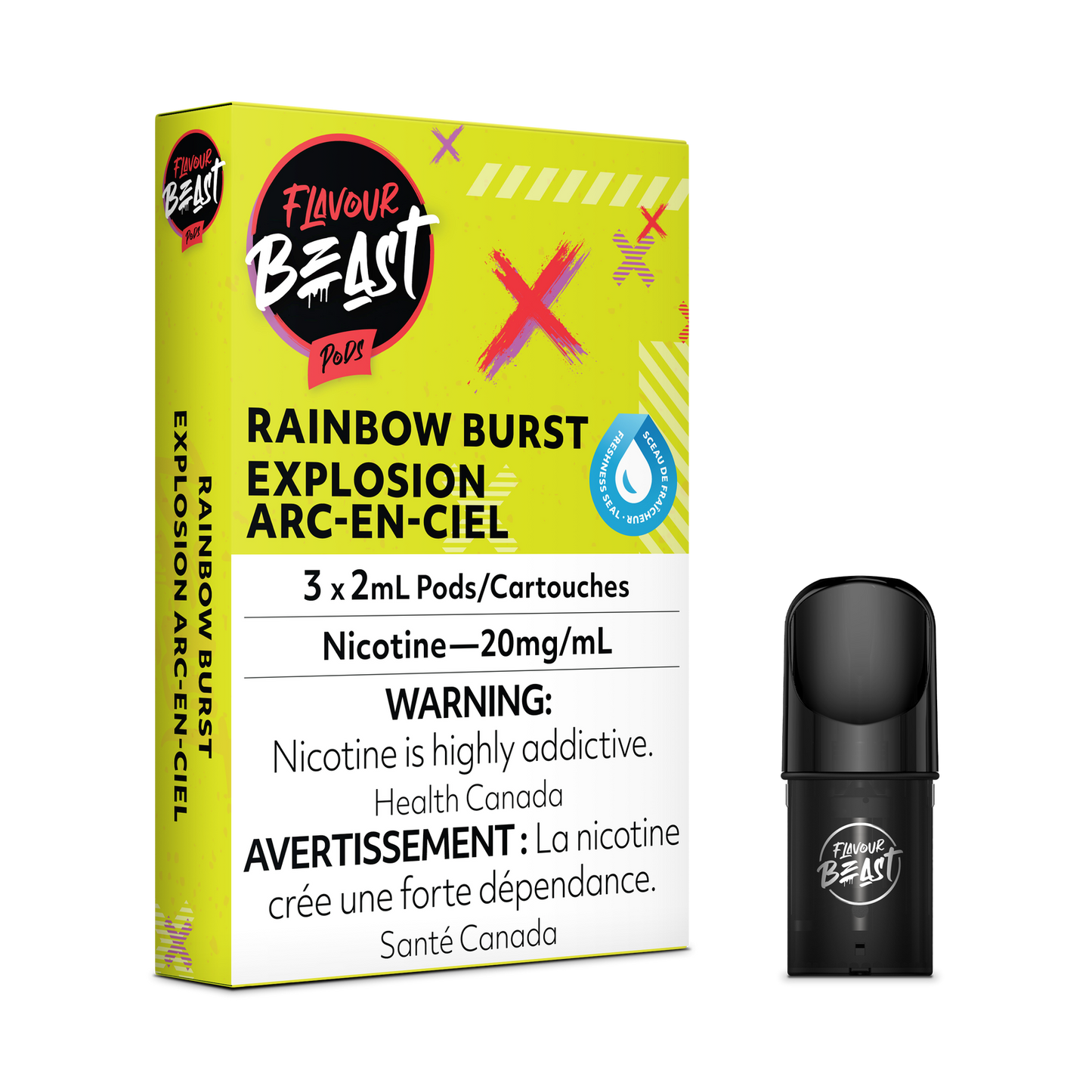 Rainbow Burst - Flavour Beast STLTH Compatible Pod - Simpli Vape