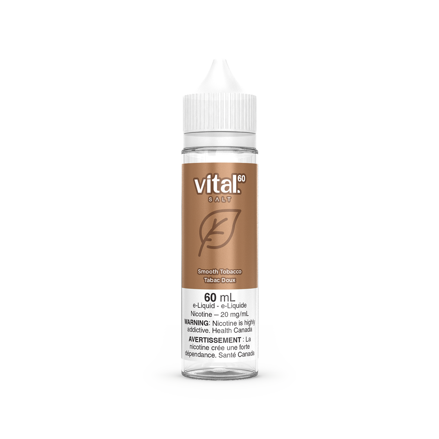 SMOOTH TOBACCO BY VITAL E-Liquid - 60mL Nic Salt - Simpli Vape