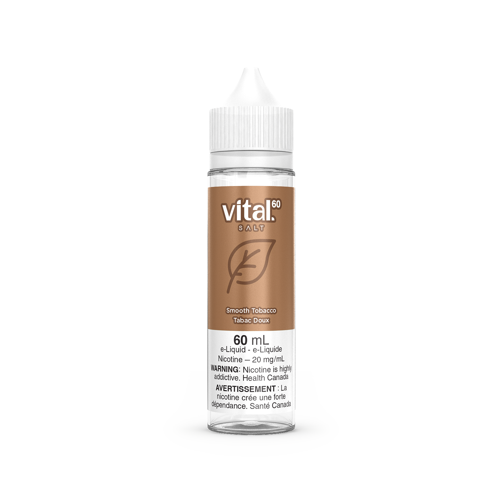 SMOOTH TOBACCO BY VITAL E-Liquid - 60mL Nic Salt - Simpli Vape