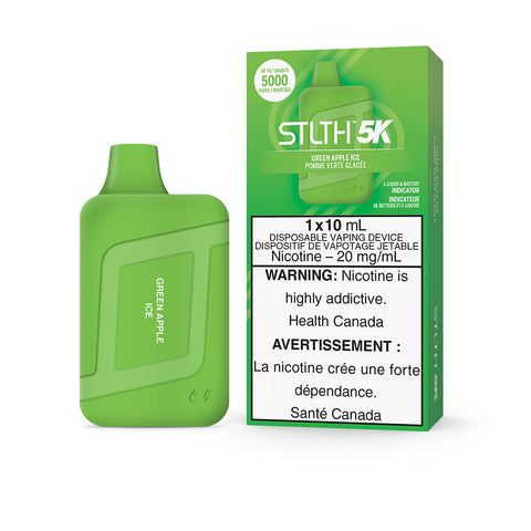 STLTH BOX 5K DISPOSABLE- GREEN APPLE ICE