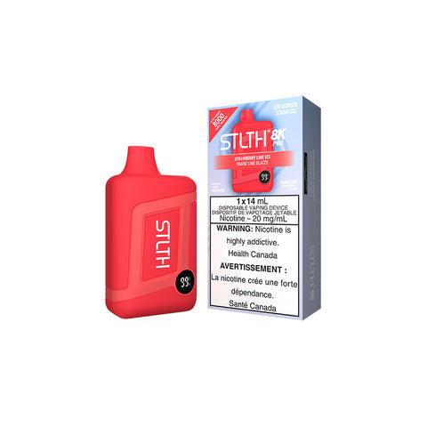 STLTH BOX 8K PRO DISPOSABLE - STRAWBERRY LIME ICE