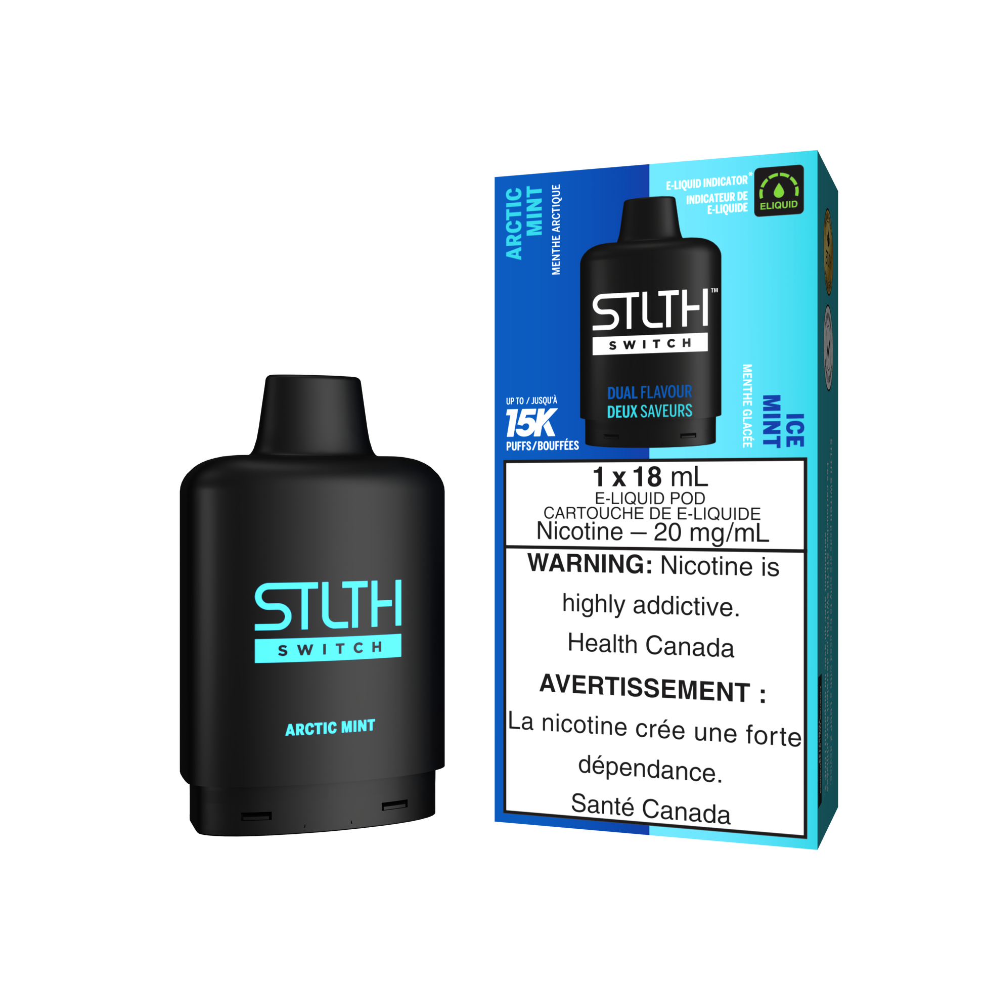 STLTH SWITCH 15K Puffs - ARCTIC MINT / ICE MINT