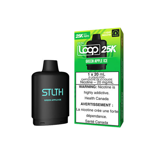 STLTH LOOP 25K POD - GREEN APPLE ICE - Simpli Vape