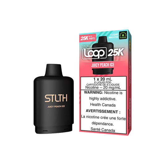 STLTH LOOP 25K POD - JUICY PEACH ICE - Simpli Vape