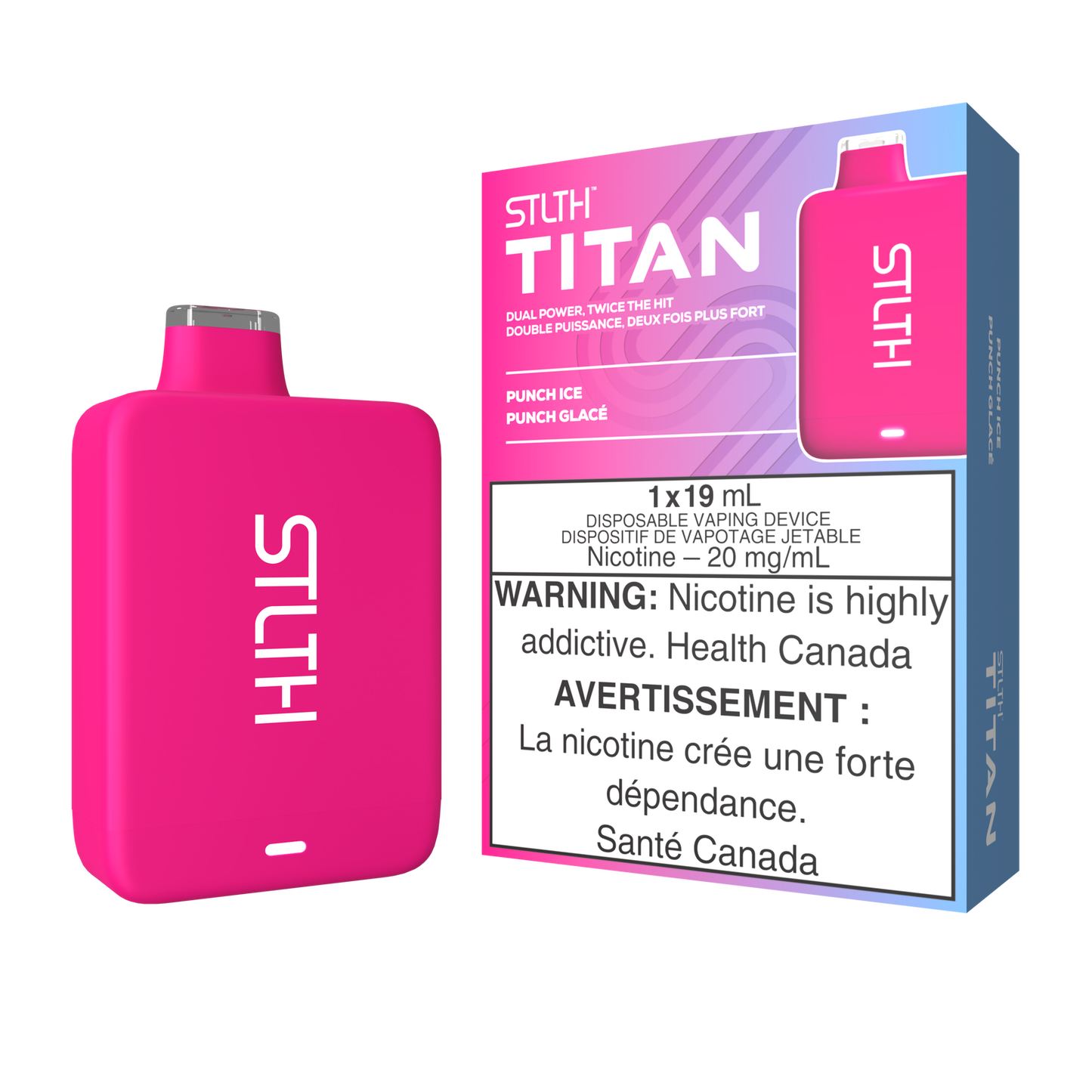 STLTH TITAN DISPOSABLE - PUNCH ICE - Simpli Vape