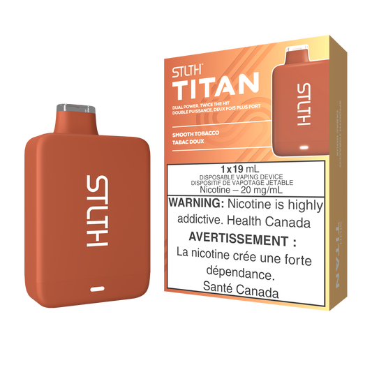 STLTH TITAN DISPOSABLE - SMOOTH TOBACCO - Simpli Vape