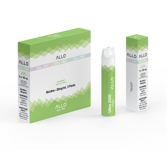 Spearmint - Allo Ultra 2500 Disposable - Simpli Vape