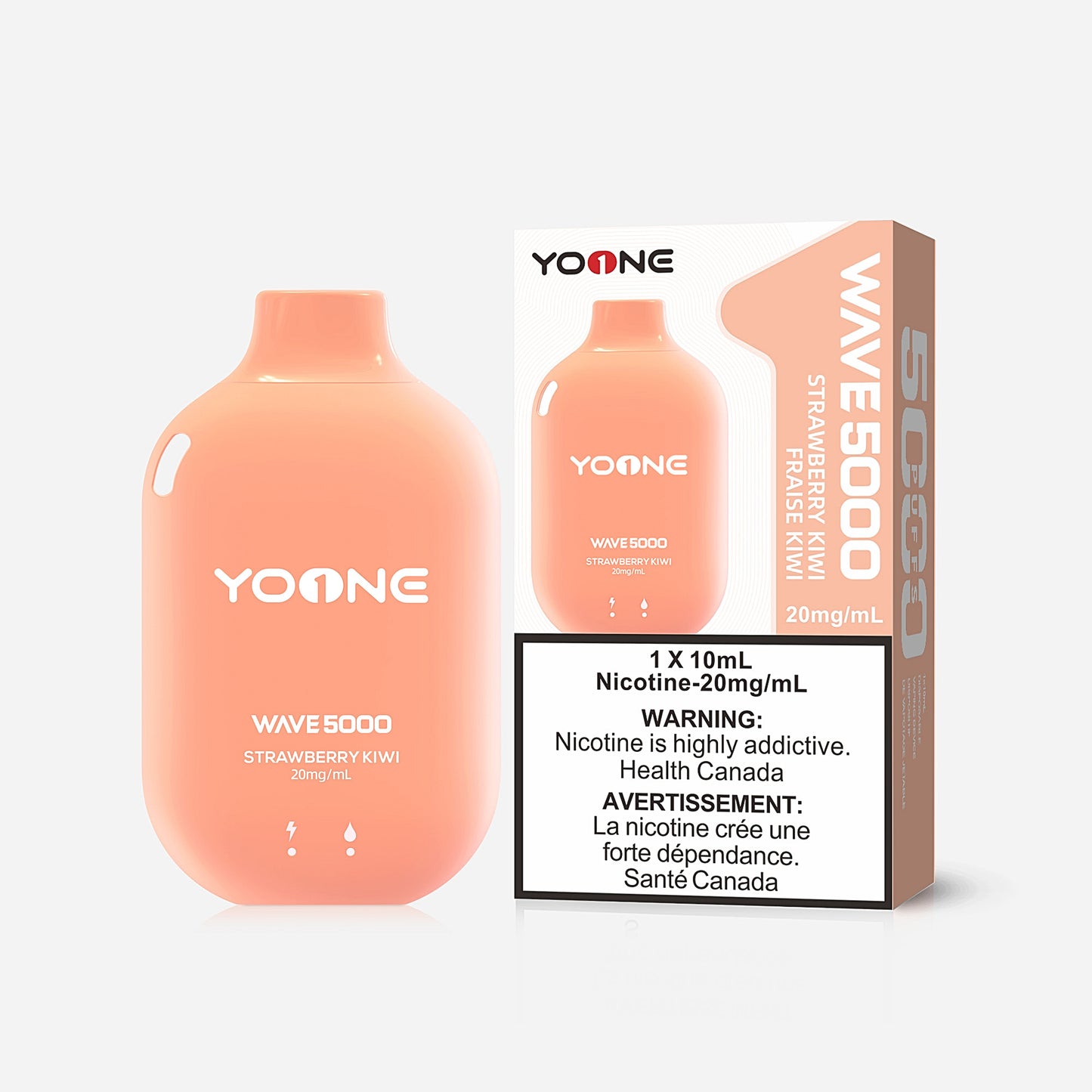 Strawberry Kiwi - Yoone Wave Disposable Vape 5000 Puffs