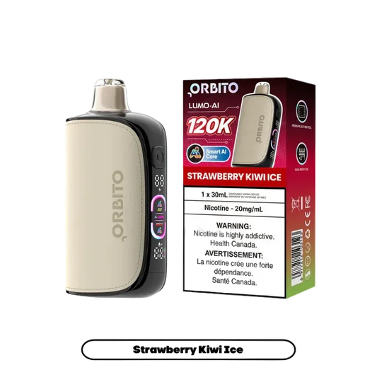 Orbito Lumo AI 120K - Strawberry Kiwi Ice (30mL)