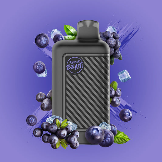 Super Sour Blueberry Iced - Flavour Beast Beast Mode 8K Disposable - Simpli Vape