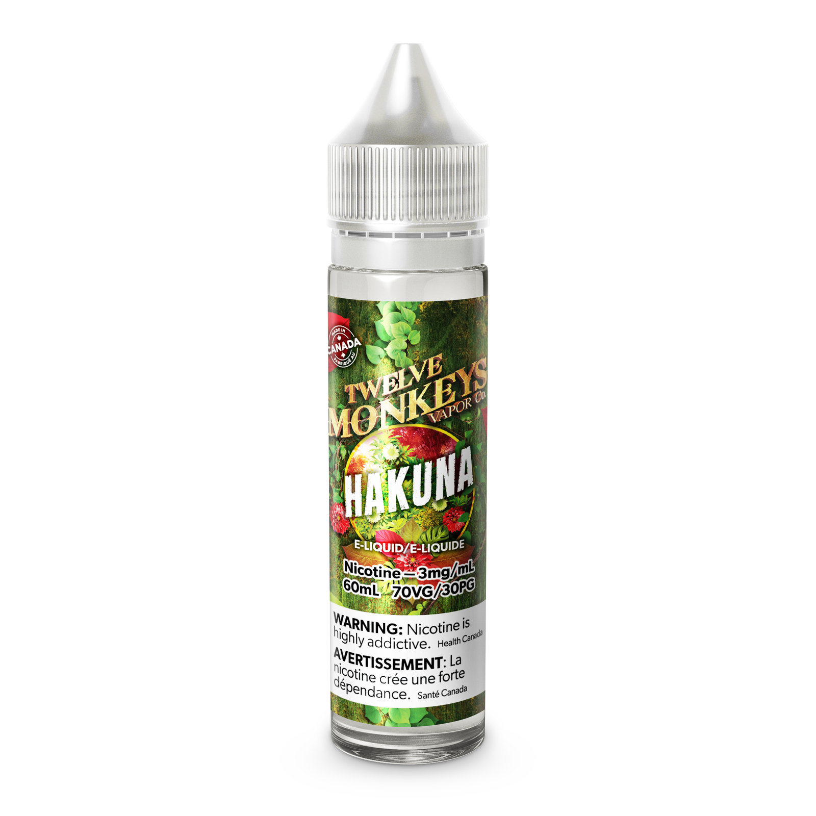 Twelve Monkeys - Hakuna (Freebase 60mL) - Simpli Vape