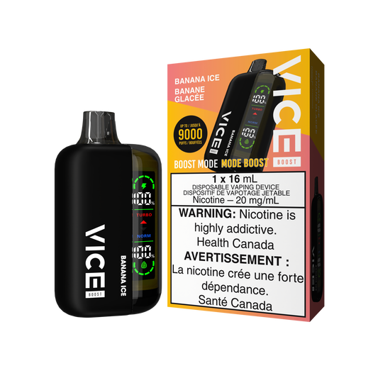 VICE BOOST DISPOSABLE - BANANA ICE - Simpli Vape