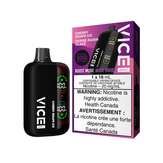 VICE BOOST DISPOSABLE - CHERRY GRAPE ICE - Simpli Vape