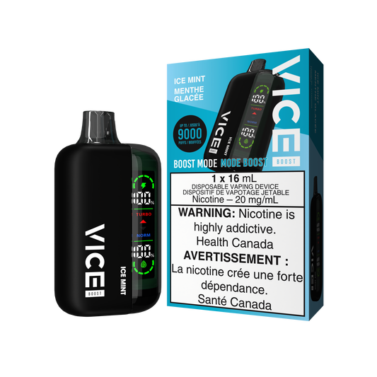 VICE BOOST DISPOSABLE - ICE MINT - Simpli Vape