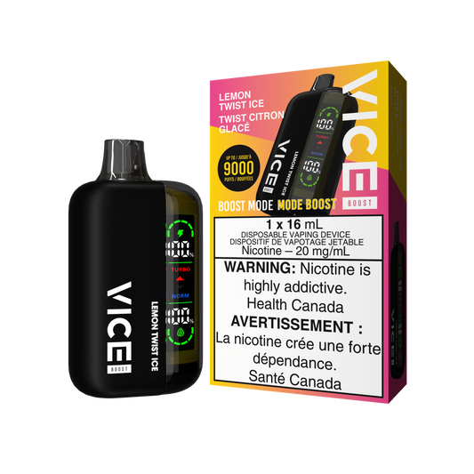 VICE BOOST DISPOSABLE - LEMON TWIST ICE - Simpli Vape