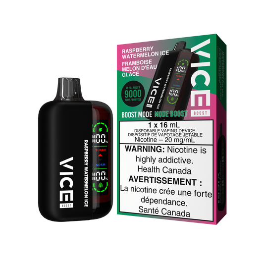 VICE BOOST DISPOSABLE - RASPBERRY WATERMELON ICE - Simpli Vape