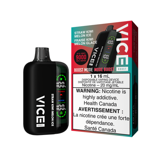 VICE BOOST DISPOSABLE - STRAW KIWI MELON ICE - Simpli Vape