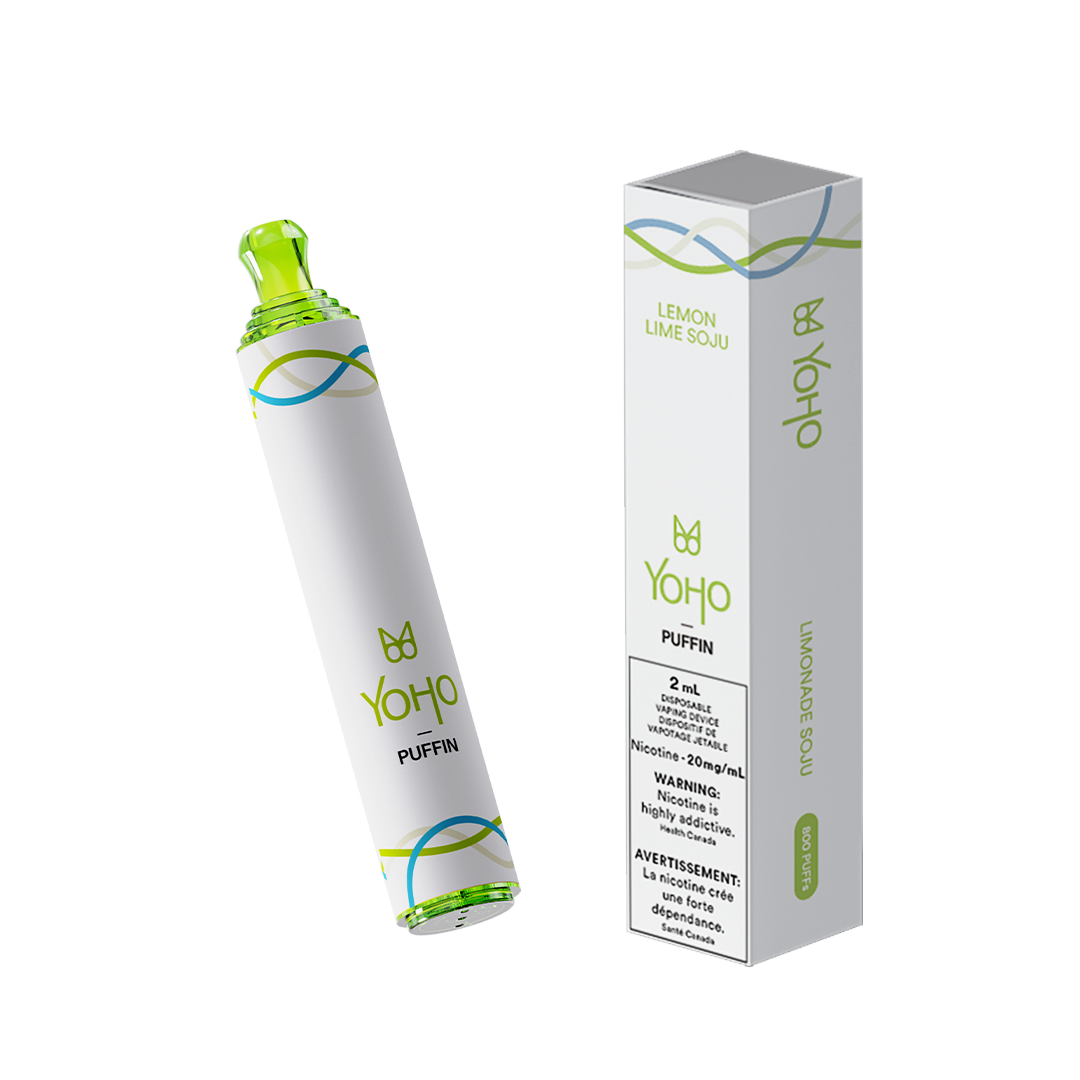 YOHO Puffin 800 Disposable Vape - Lemon Lime Soju - Simpli Vape