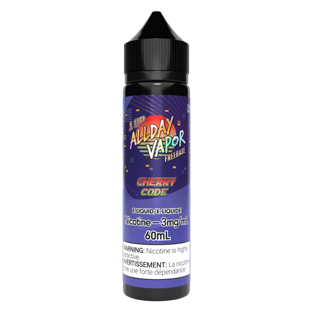Allday Vapor Cherry Code E-Liquid (Freebase 60mL) - Simpli Vape Allday Vapor Cherry Code E-Liquid (Freebase 60mL) - Simpli Vape