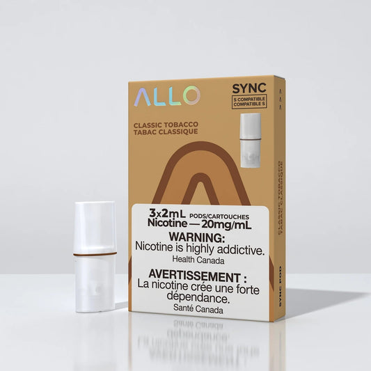 Allo Sync Pod Pack - Classic Tobacco - Simpli Vape - Canada shipping and delivery