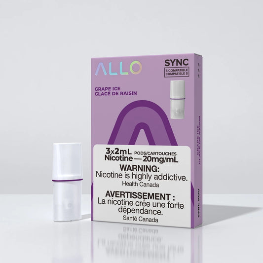 Allo Sync Pod Pack - Grape Ice - Simpli Vape - Canada shipping and delivery