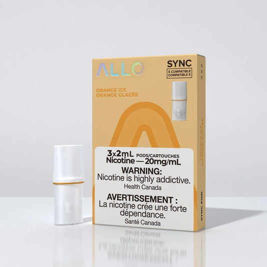 Allo Sync Pod Pack - Orange Ice - Simpli Vape - Canada shipping and delivery