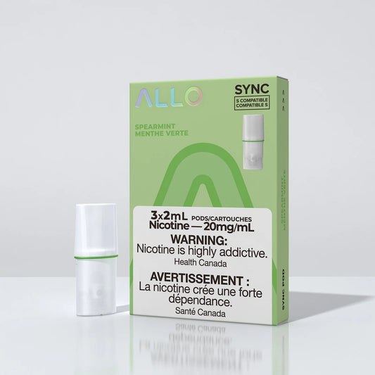 Allo Sync Pod Pack - Spearmint - Simpli Vape - Canada shipping and delivery