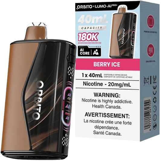 Berry lce - Orbito Lumo AI Pro+ 180K Disposable Vape (30mL) - Simpli Vape - #Canada shipping and delivery#