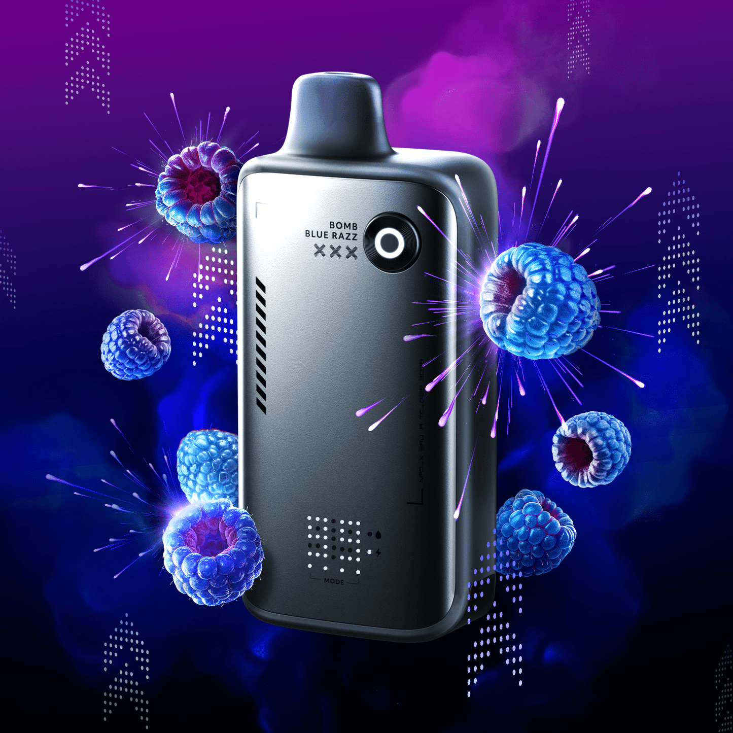 Bomb Blue Razz Flavour Beast Alpha 80K Disposable - Simpli Vape - Canada shipping and delivery